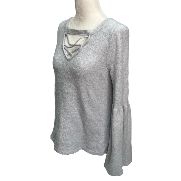 american Eagle💙Blue Bell Sleeve Pullover Sweater Size S - Picture 4 of 9